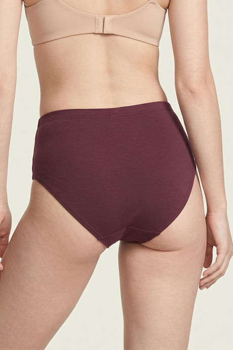 Zivame Medium Rise Full Coverage Hipster Panty (Pack of 3) - Multicolor — image 4
